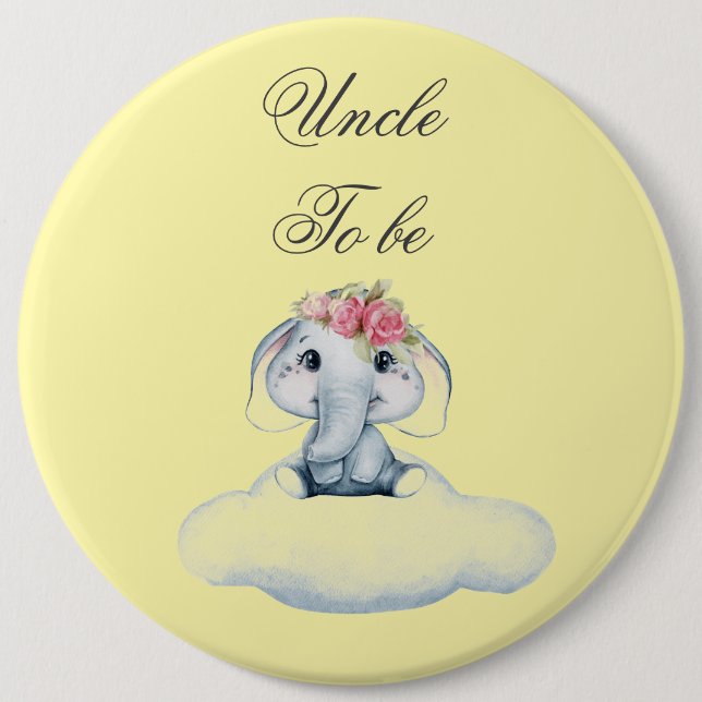 Dreamy Days with Rosie the Elephant.  Button (Front)