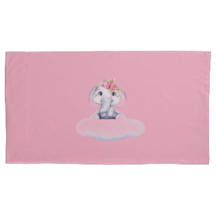 Dreamy Days with Rosie the Elephant. Pillowcase
