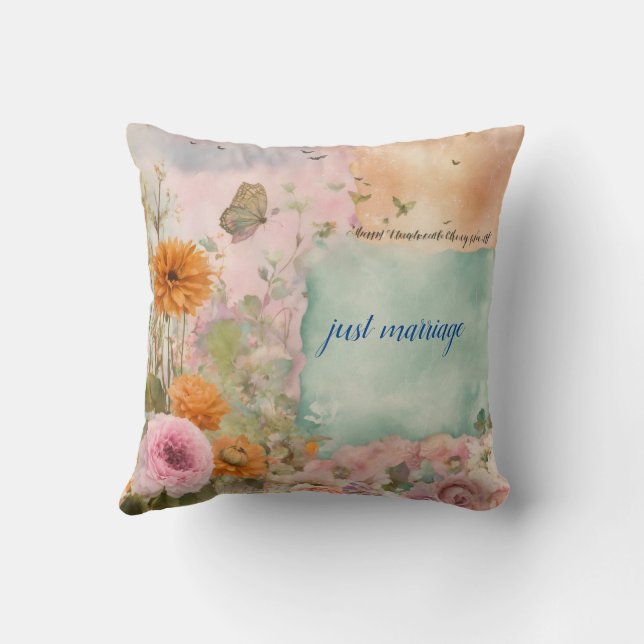 Dreamy Delight throw pillow (Back)