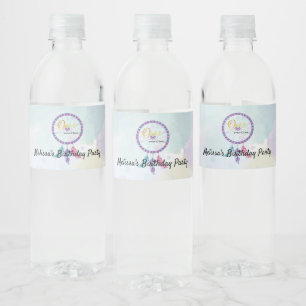 Dreamy Dreamcatcher Birthday Celebration Water Bottle Label