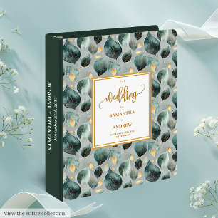 Dreamy Emerald Gold Classeur Mariage anneau