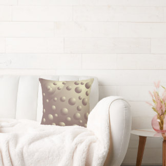 Dreamy Flight Through Chocolate Cosmos Throw Pillow