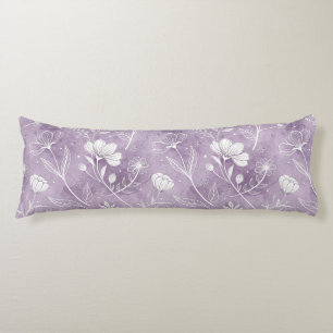 Dreamy Floral Botanical Body Pillow
