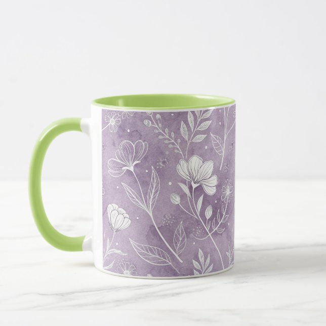 Dreamy Floral Combo Mug with Soft Base (Left)