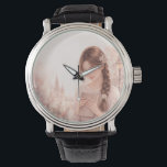 Dreamy Floral Girl Aesthetic Wrist Watch – Cute<br><div class="desc">A stylish wrist watch featuring a dreamy floral illustration with soft pastel colors and delicate flowers. This beautiful aesthetic design adds a charming and artistic touch to your everyday style. Perfect for daily wear, school, or casual outfits, this watch combines functionality with elegant artwork. The romantic floral theme makes it...</div>