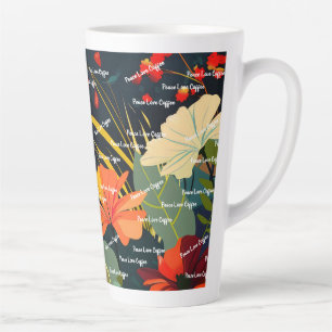 Dreamy Floral Landscape 10 Latte Mug