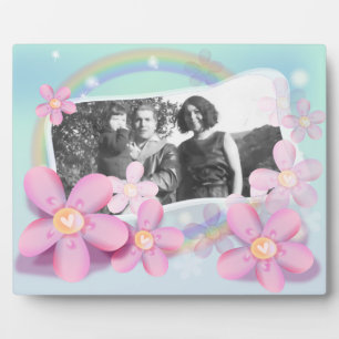 Dreamy Floral Pastel Art Plaque