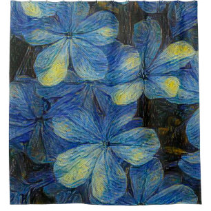 Dreamy flowers in Vincent Van Gogh art style. Arti
