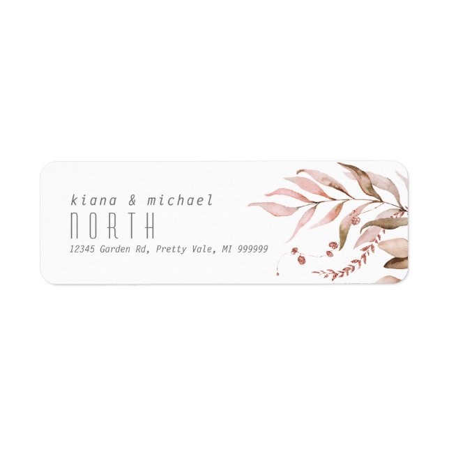 Dreamy Foliage Mariage V1 Blush Pink ID817 (Devant)