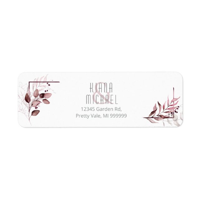 Dreamy Foliage Mariage V2 Bourgogne ID817 (Devant)