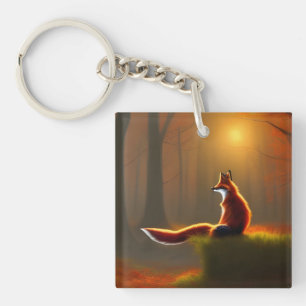Dreamy Fox Keychain