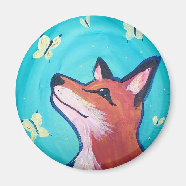 Dreamy Fox Kitchen Magnet (Front)