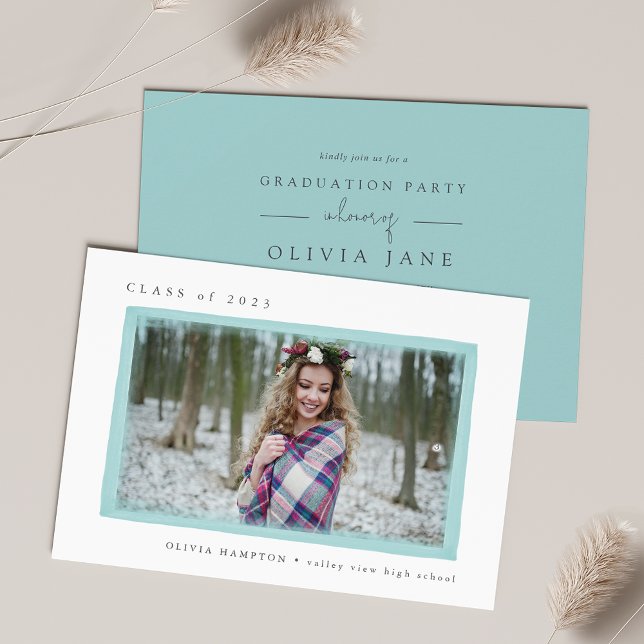 Dreamy Frame Graduation Announcement & Invitation (Creator Uploaded)