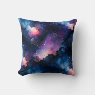  Dreamy Galaxy Night Sky Throw Pillow