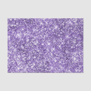 Dreamy Glam Purple Lavender Glitter Birthday Tissue Paper