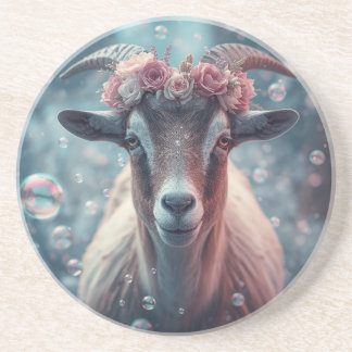 Dreamy Goat Art Coaster