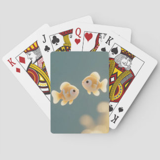 Dreamy Goldfish Duo Playing Cards