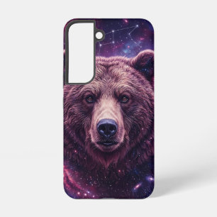 Dreamy Grizzly Bear Galaxy Phone Case