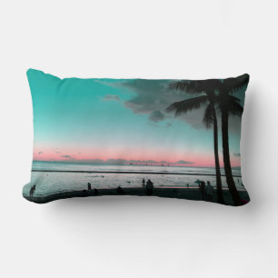 Dreamy Hawaiian Sunset Lumbar Pillow