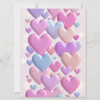 Dreamy Hearts Card