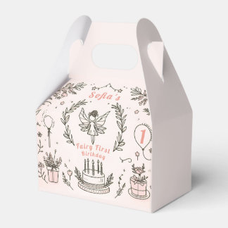 Dreamy Hues and Fairy Wishes: First Birthday Favor Box