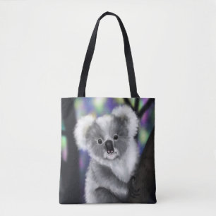 Dreamy Koala in an Enchanted Forest  Tote Bag
