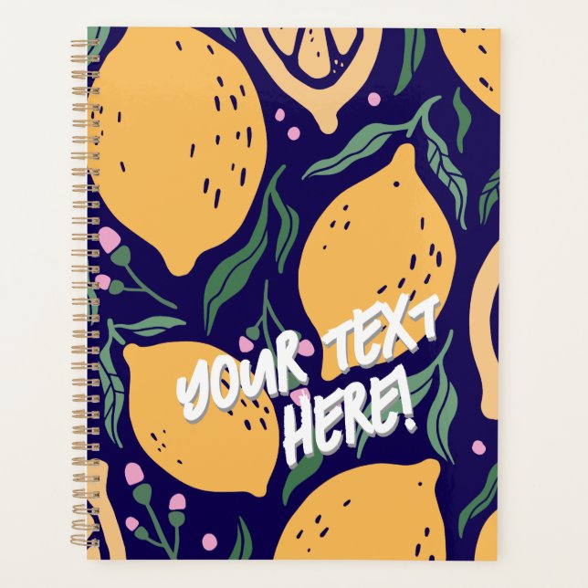 Dreamy Lemons Planner (Front)