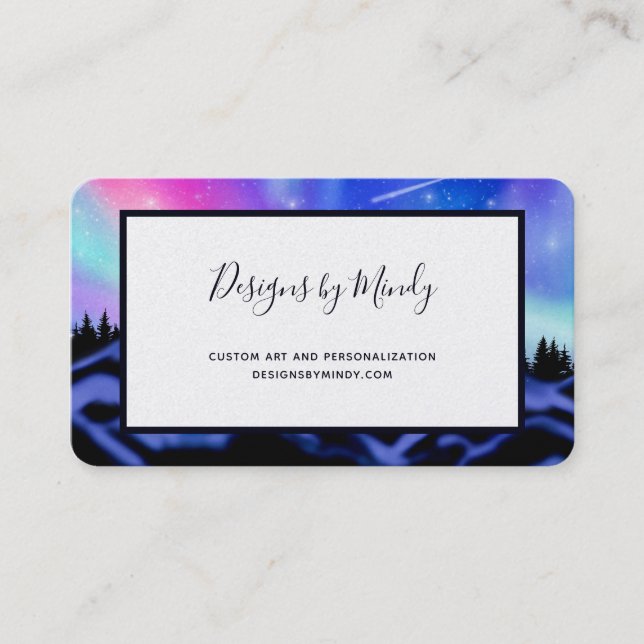 Dreamy Lights Business Card (Front)