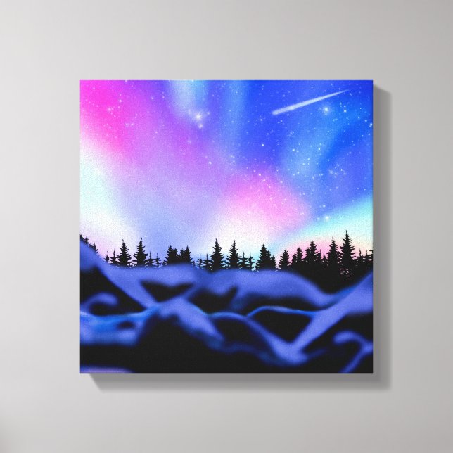 Dreamy Lights Canvas Print (Front)