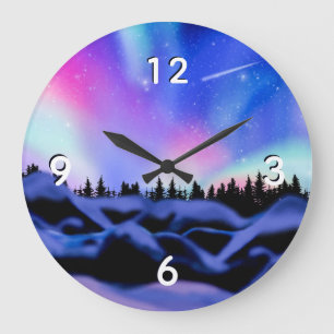 Dreamy Lights Large Clock