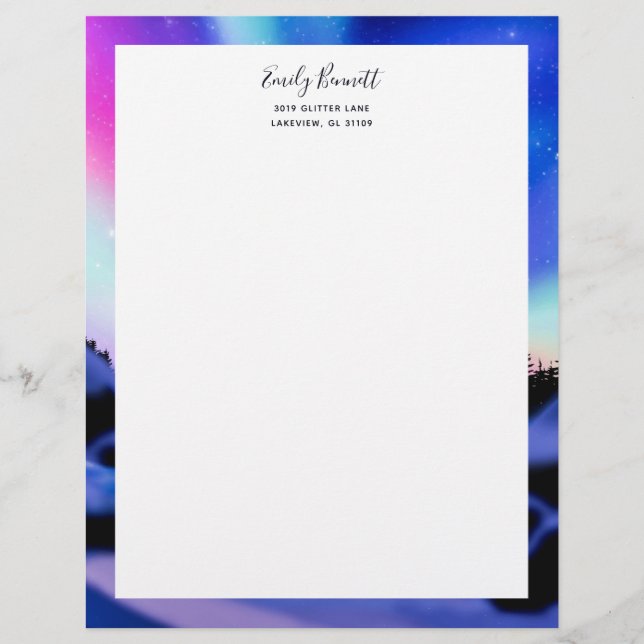 Dreamy Lights Letterhead (Front)