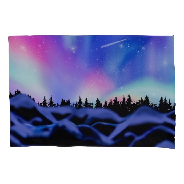 Dreamy Lights Pillowcase (Front-Left)