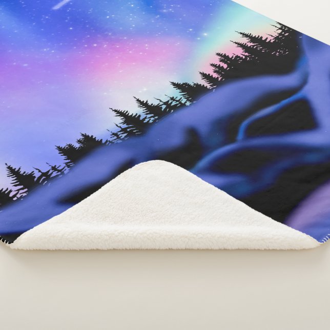 Dreamy Lights Sherpa Blanket (3/4)