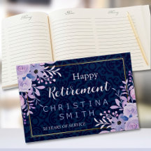 Dreamy Lilac Pastel Watercolor Retirement Party