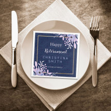 Dreamy Lilac Pastel Watercolor Retirement Party