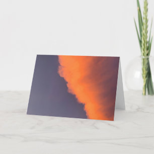 Dreamy, magical clouds  in dreamy, magical colours card