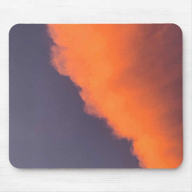 Dreamy, magical clouds  in dreamy, magical colours mouse pad (Front)