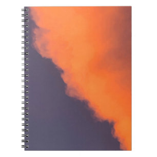 Dreamy, magical clouds  in dreamy, magical colours notebook
