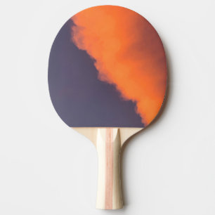 Dreamy, magical clouds in dreamy, magical colours ping pong paddle