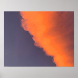 Dreamy, magical clouds in dreamy, magical colours poster