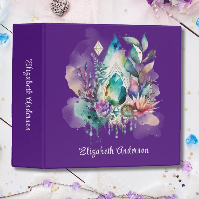 Dreamy Magical Crystals Boho Dreamcatcher Binder (Creator Uploaded)