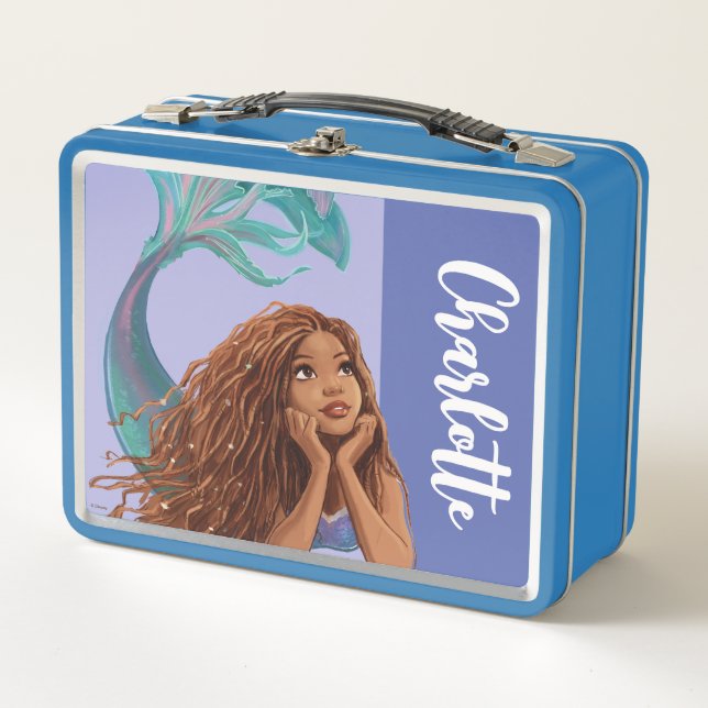 Dreamy Mermaid Ariel Art Metal Lunch Box (Front)