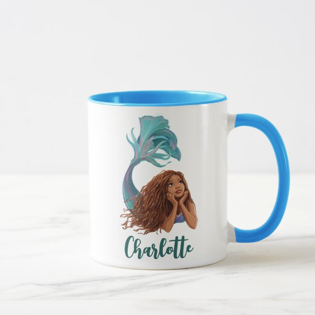 Dreamy Mermaid Ariel Art Mug (Right)