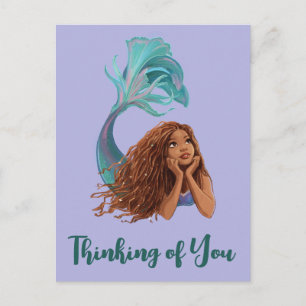 Dreamy Mermaid Ariel Art Postcard
