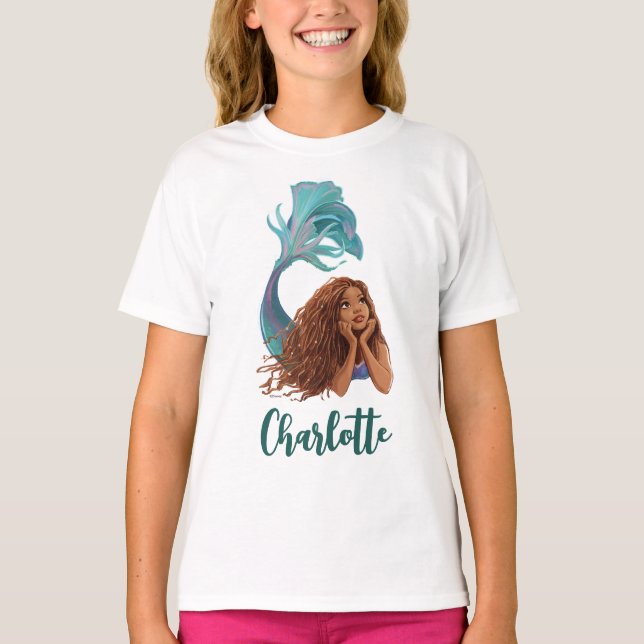 Dreamy Mermaid Ariel Art T-Shirt (Front)