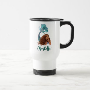 Dreamy Mermaid Ariel Art Travel Mug