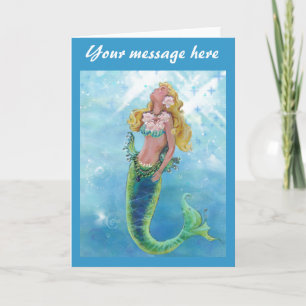 Dreamy Mermaid Greeting Card