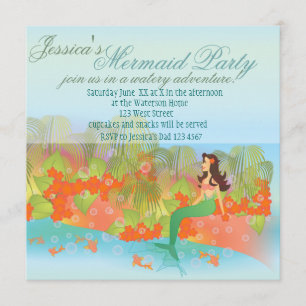 Dreamy Mermaid Invitation