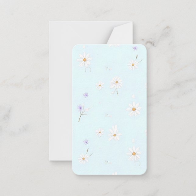 Dreamy Mint Meadow Card (Front)