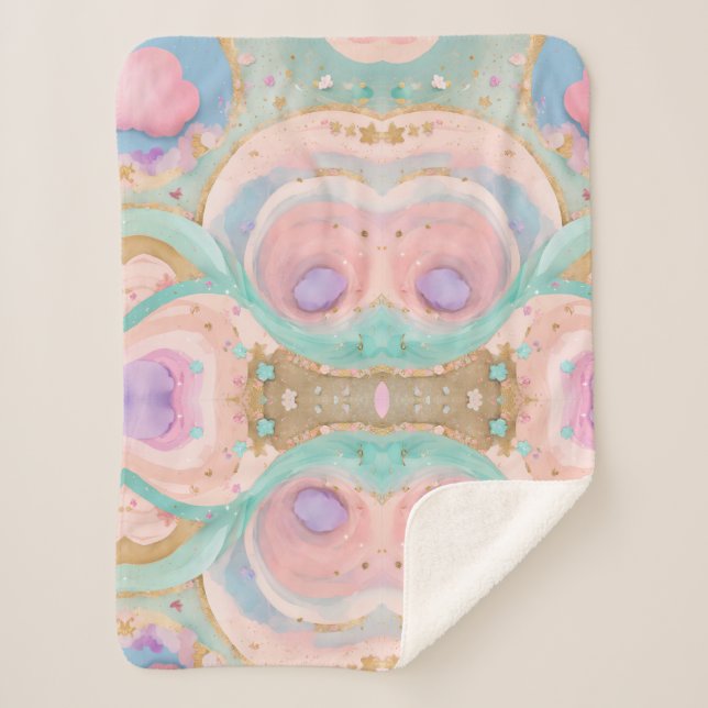 Dreamy Mist Sherpa BlanketDreamy Mist Sherpa Blank Sherpa Blanket (Front)